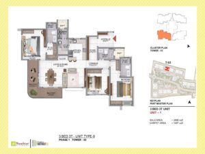 Nambiar District 25 Sarjapur Floor Plan3